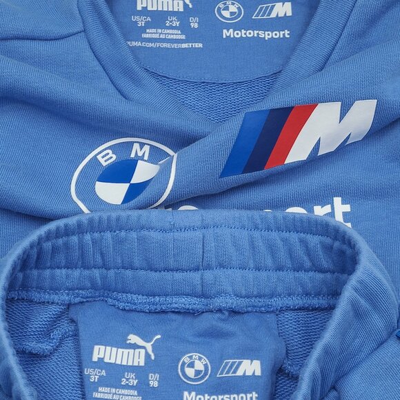 Puma x BMW M Motorsports toddler sweatsuit size 3T - Picture 9 of 10